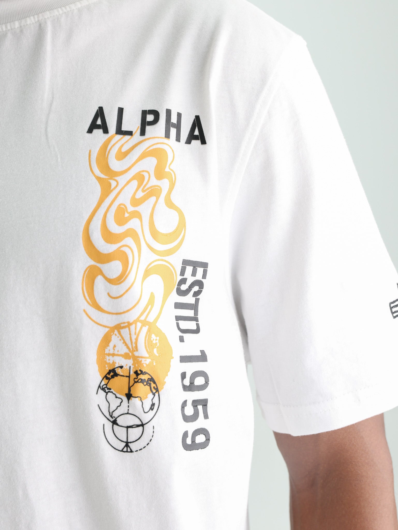 Alpha T-Shirt Global White